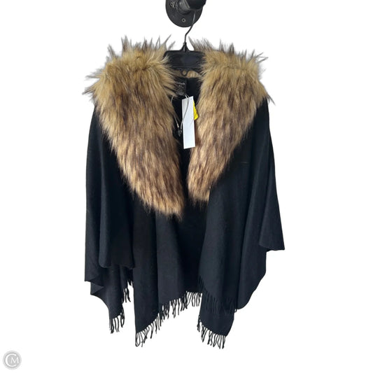 Shawl By Cmc In Black & Tan, Size: Osfm
