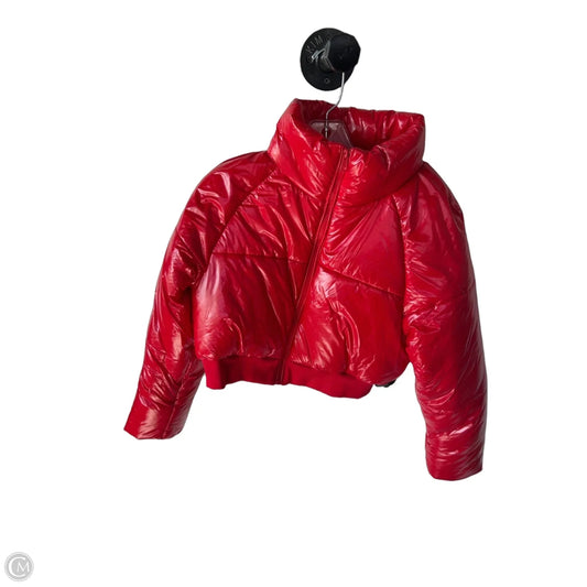 Jacket Puffer & Quilted By Elodie In Red, Size: S