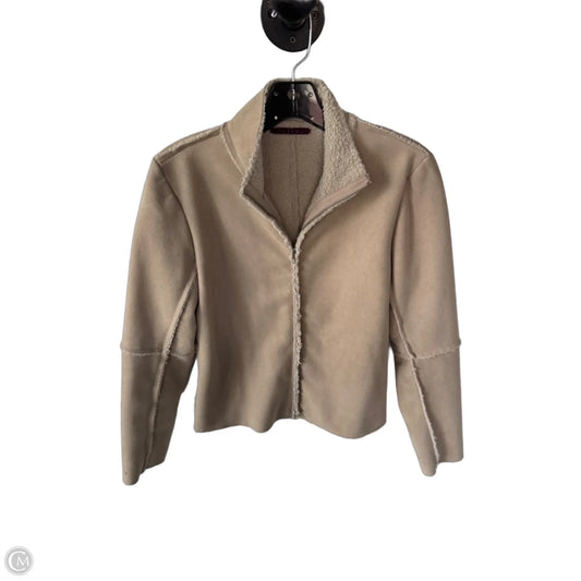 Jacket Faux Fur & Sherpa By Velvet In Tan, Size: Xsp