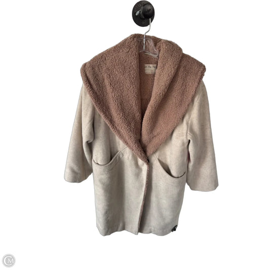 Coat Peacoat By We The Free In Pink & Tan, Size: Xs