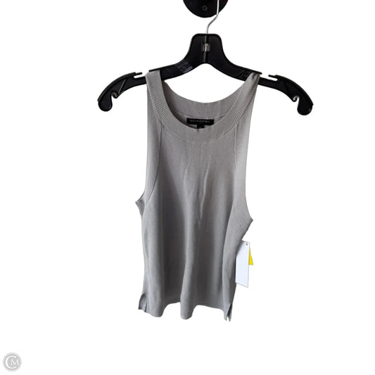 Vest Sweater By Banana Republic In Grey, Size: M