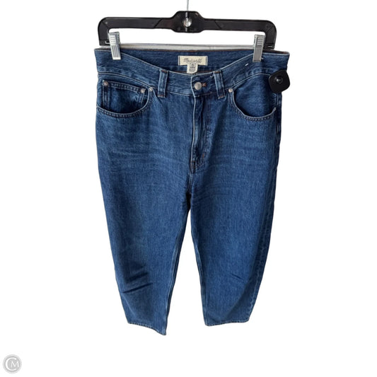 Jeans Straight By Madewell In Blue Denim, Size: 4