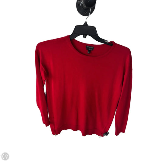 Sweater By Talbots In Red, Size: Mp