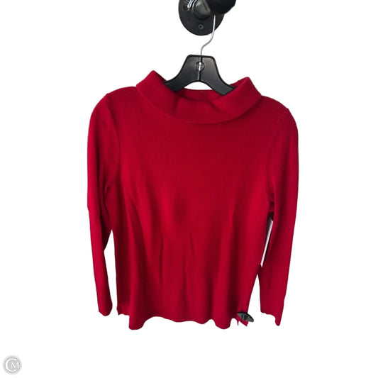 Sweater Cashmere By Talbots In Red, Size: Mp