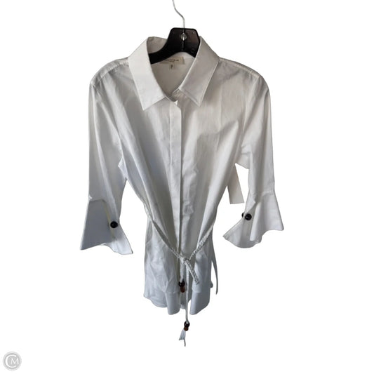 Tunic Designer By Lafayette 148 In White, Size: S