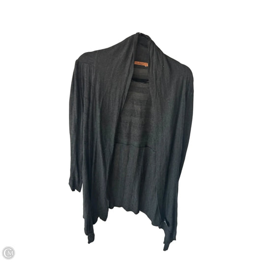 Sweater Cardigan By Belldini In Grey, Size: Xl