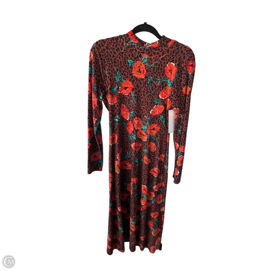 Dress Casual Maxi By Free People In Black & Brown, Size: S