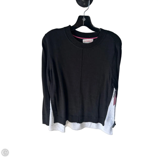 Sweater By Isaac Mizrahi Live Qvc In Black & White, Size: M