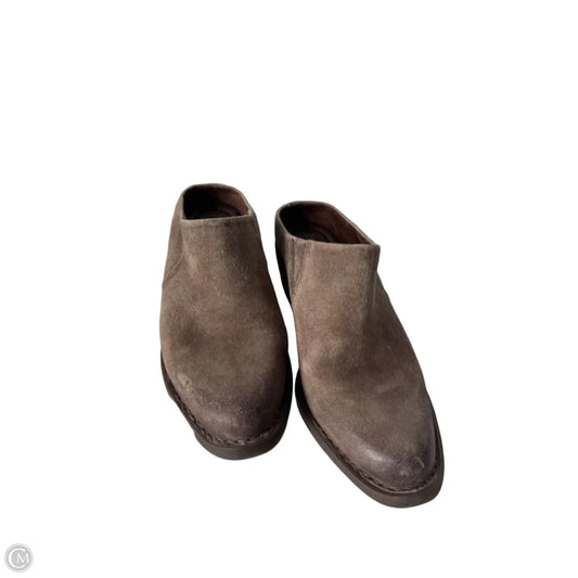 Boots Ankle Flats By Born In Brown, Size: 6