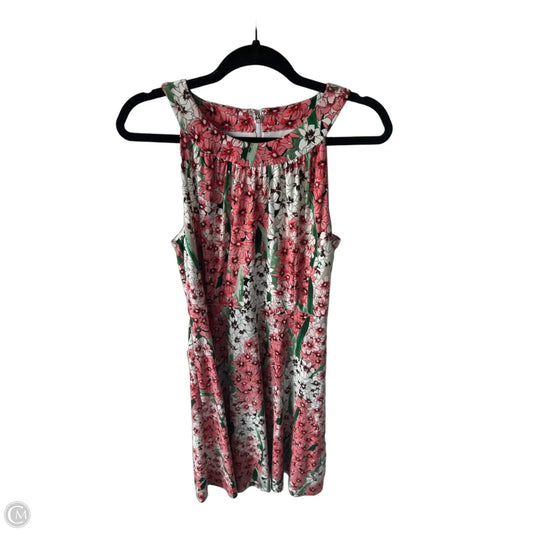 Dress Casual Short By Tommy Hilfiger In Green & Pink, Size: M