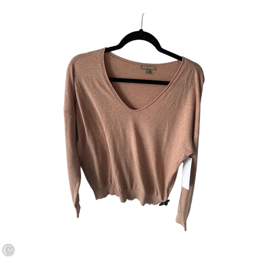 Sweater By Lilla P In Tan, Size: Xs
