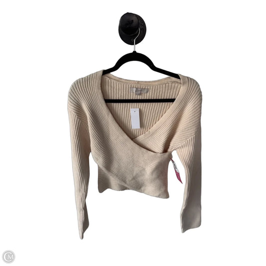 Sweater By Loft In Cream, Size: M