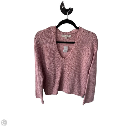 Sweater By Loft In Pink, Size: M