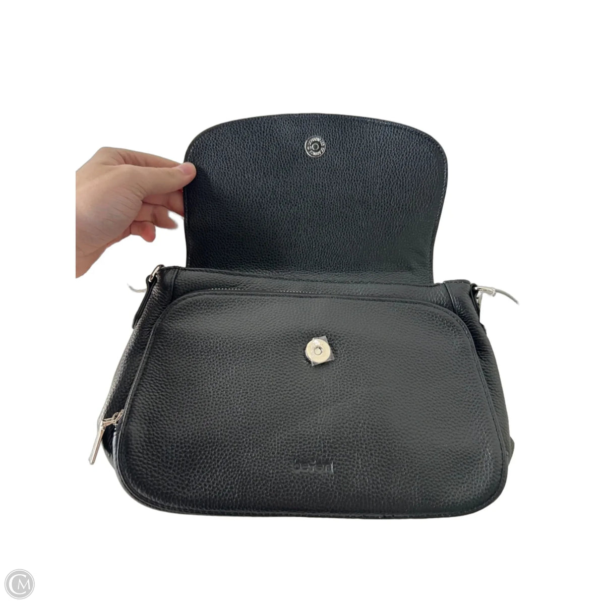 Crossbody Leather By Clothes Mentor, Size: Medium