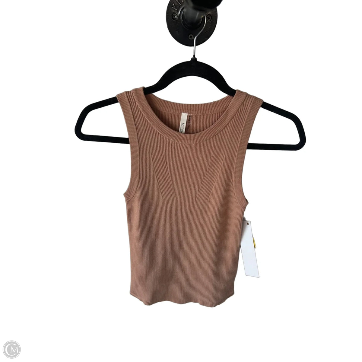 Top Sleeveless Basic By Be Cool In Tan, Size: M