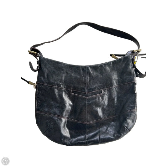 Handbag Leather By Hobo Intl, Size: Large