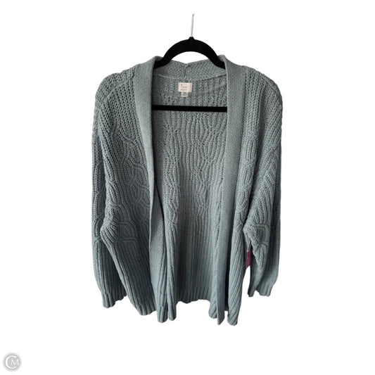 Sweater Cardigan By A New Day In Green, Size: Xxl
