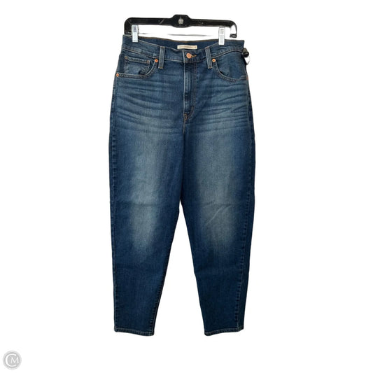 Jeans Boyfriend By Levis In Blue Denim, Size: 12