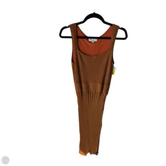 Dress Party Midi By Cmb In Orange, Size: M