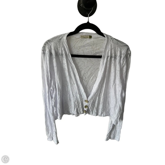 Cardigan By Chalet In White, Size: L