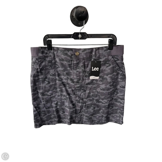 Skort By Lee In Grey & Purple, Size: 16