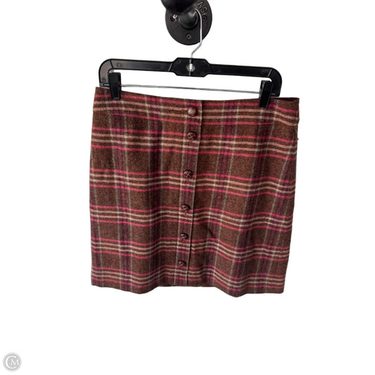 Skirt Mini & Short By Talbots In Brown & Pink, Size: 10p