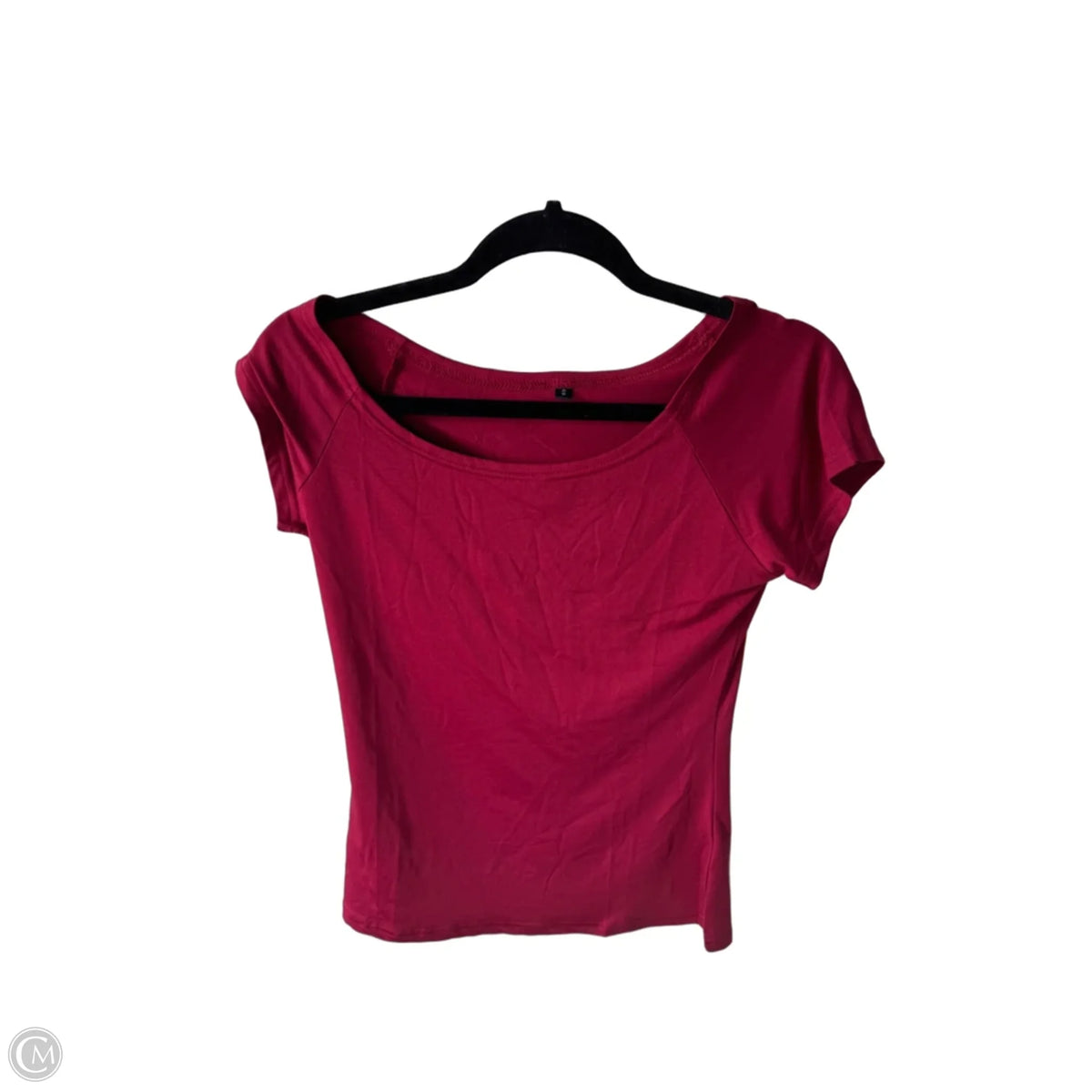 Top Short Sleeve Basic By Cme In Red, Size: S