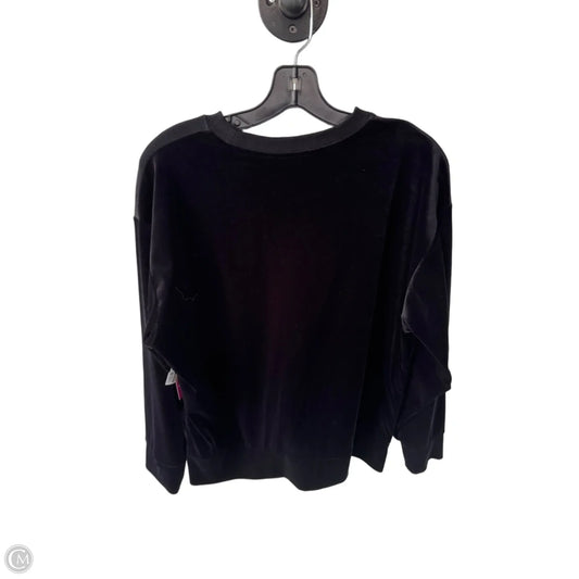 Athletic Sweatshirt Crewneck By Athleta In Black, Size: M
