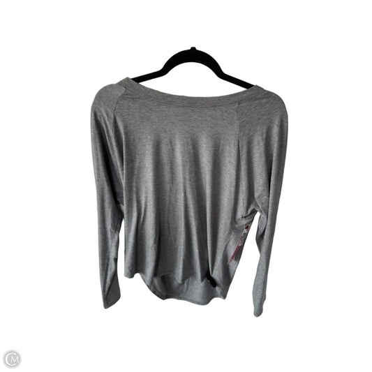 Athletic Top Long Sleeve Crewneck By Athleta In Grey, Size: M