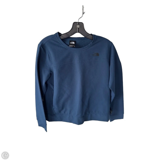 Athletic Sweatshirt Crewneck By The North Face In Blue, Size: M