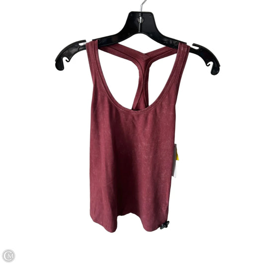 Athletic Tank Top By Lululemon In Red, Size: L