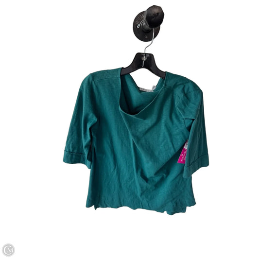 Top 3/4 Sleeve By Habitat In Green, Size: Xs