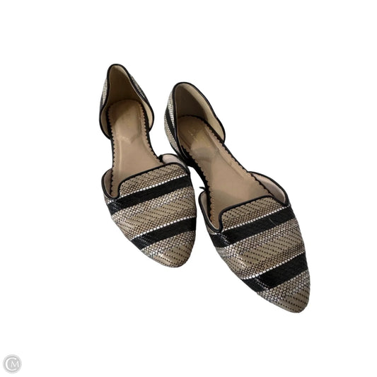Shoes Flats By Isaac Mizrahi In Black & Tan, Size: 6.5