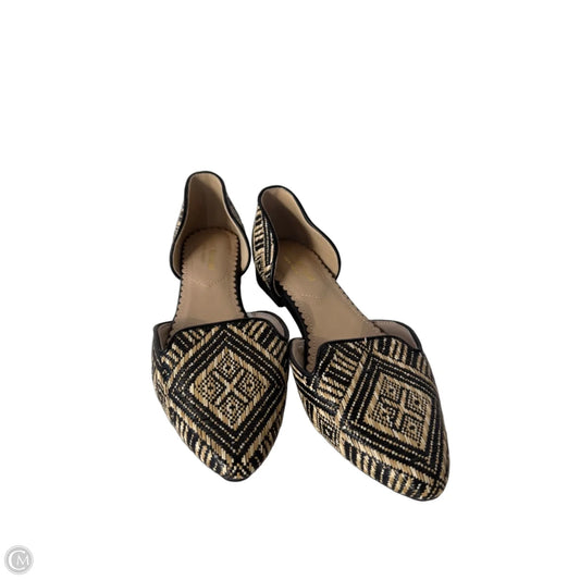 Shoes Flats By Isaac Mizrahi In Black & Tan, Size: 6.5