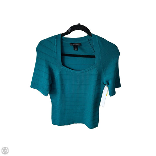 Sweater Short Sleeve By White House Black Market In Blue, Size: S