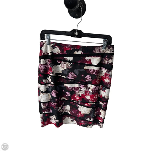 Skirt Mini & Short By White House Black Market In Black & Purple, Size: 6
