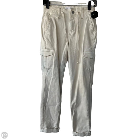 Jeans Straight By Paige In Cream Denim, Size: 0