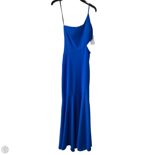 Dress Party Long By Betsy And Adam In Blue, Size: Xs