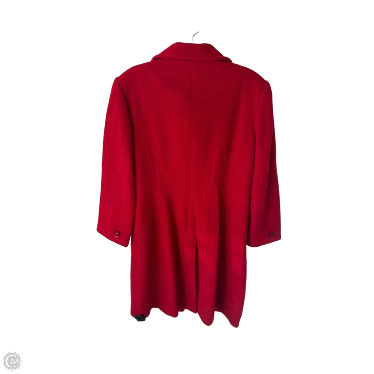 Coat Wool By Ellen Tracy In Red, Size: S