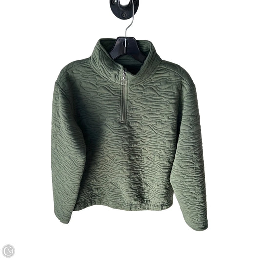 Sweatshirt Collar By Clothes Mentor In Green, Size: M