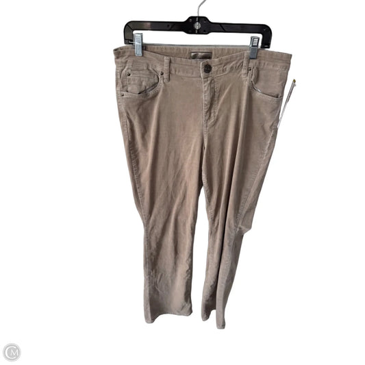 Pants Corduroy By Kut In Tan, Size: 14