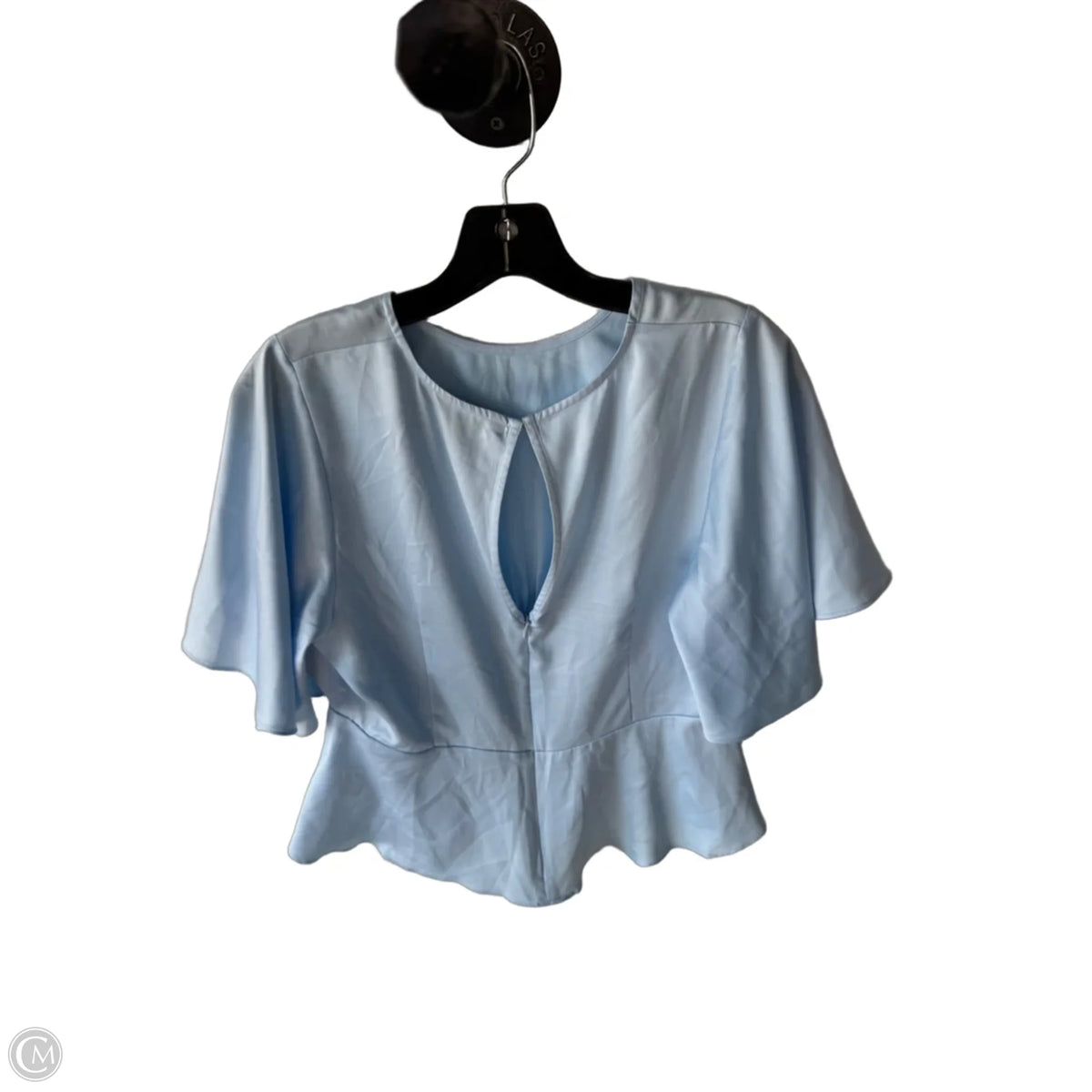 Top Short Sleeve By Express In Blue, Size: M