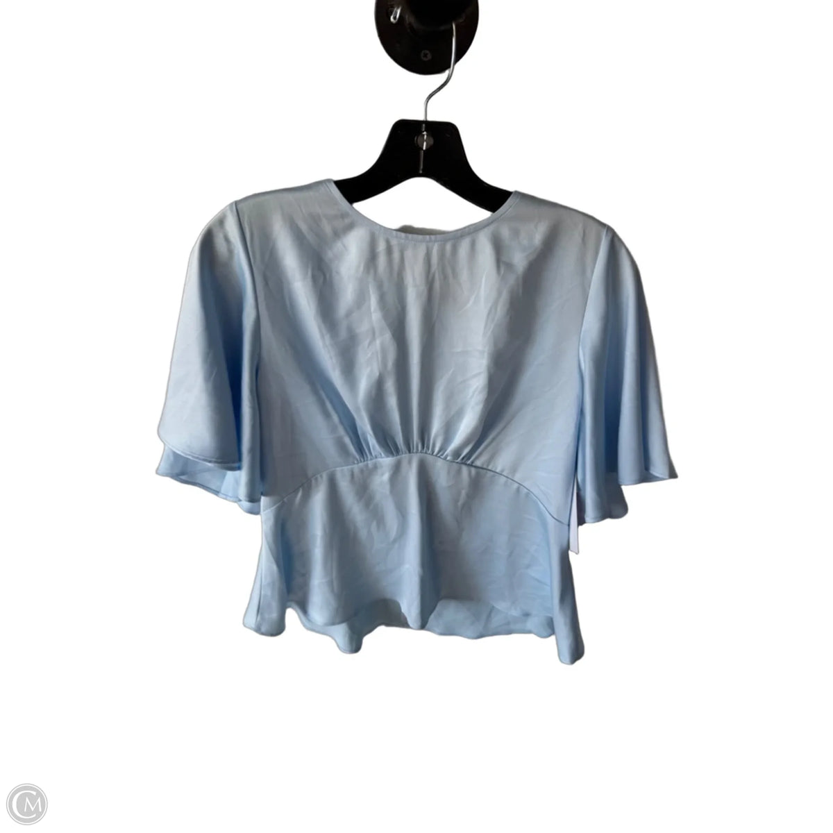 Top Short Sleeve By Express In Blue, Size: M