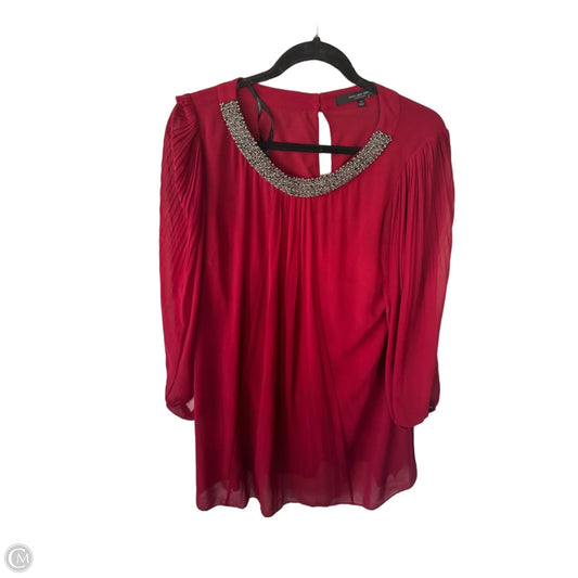 Dress Party Short By Marc New York In Red & Silver, Size: M