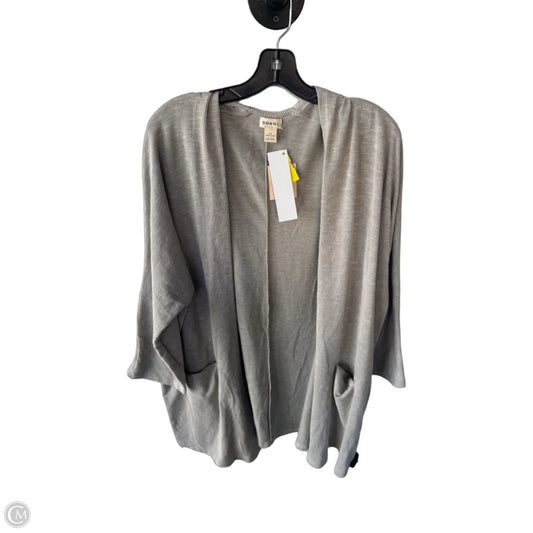 Cardigan By Donni In Grey & Tan, Size: Osfm