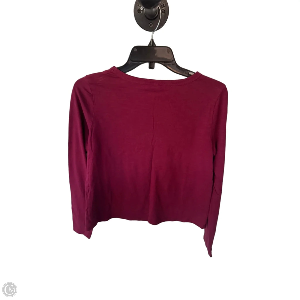 Top Long Sleeve Basic By Caslon In Red, Size: S