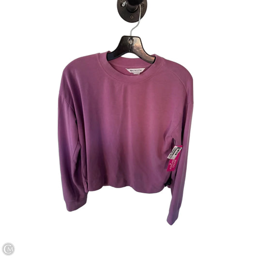 Athletic Sweatshirt Crewneck By Athleta In Purple, Size: S