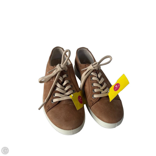 Shoes Sneakers By Ecco In Tan, Size: 5