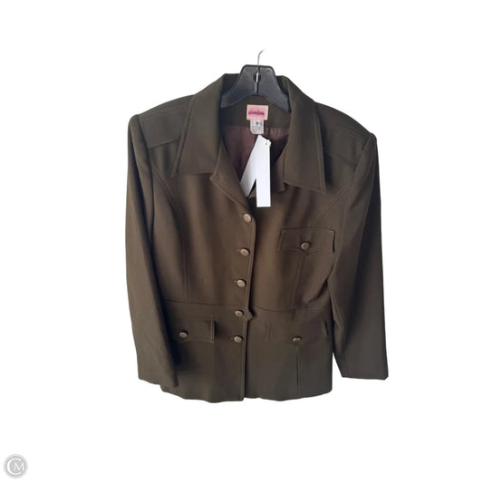 Blazer Designer By Neiman Marcus In Green, Size: L