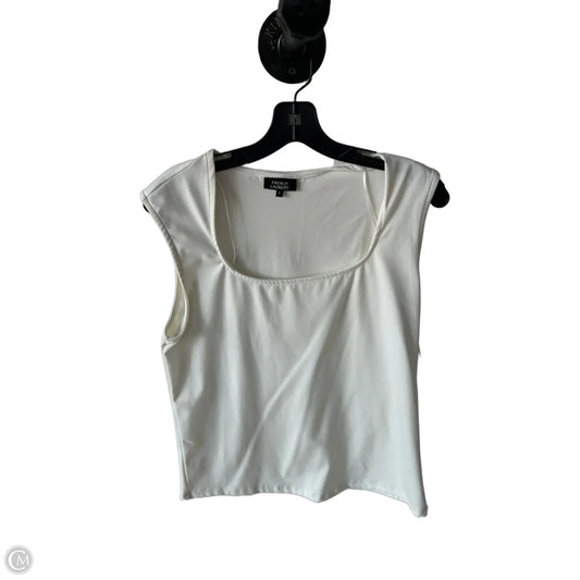 Top Sleeveless By French Laundry In White, Size: L
